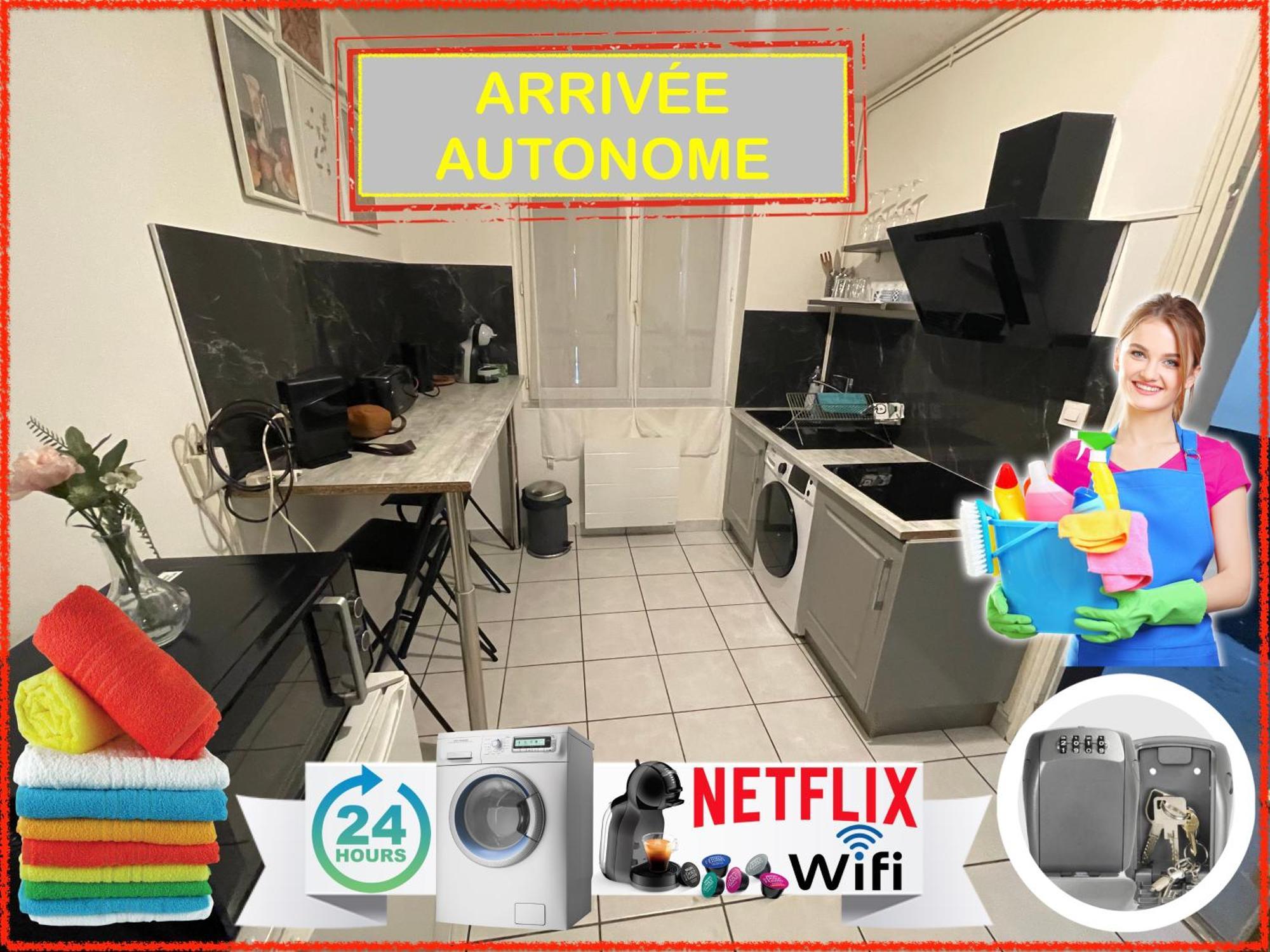 Apartamento 023 Chic & Cosy F1 23M2 Hypercentre Wifi Smart Tv Netflix Saint-Etienne  Exterior foto